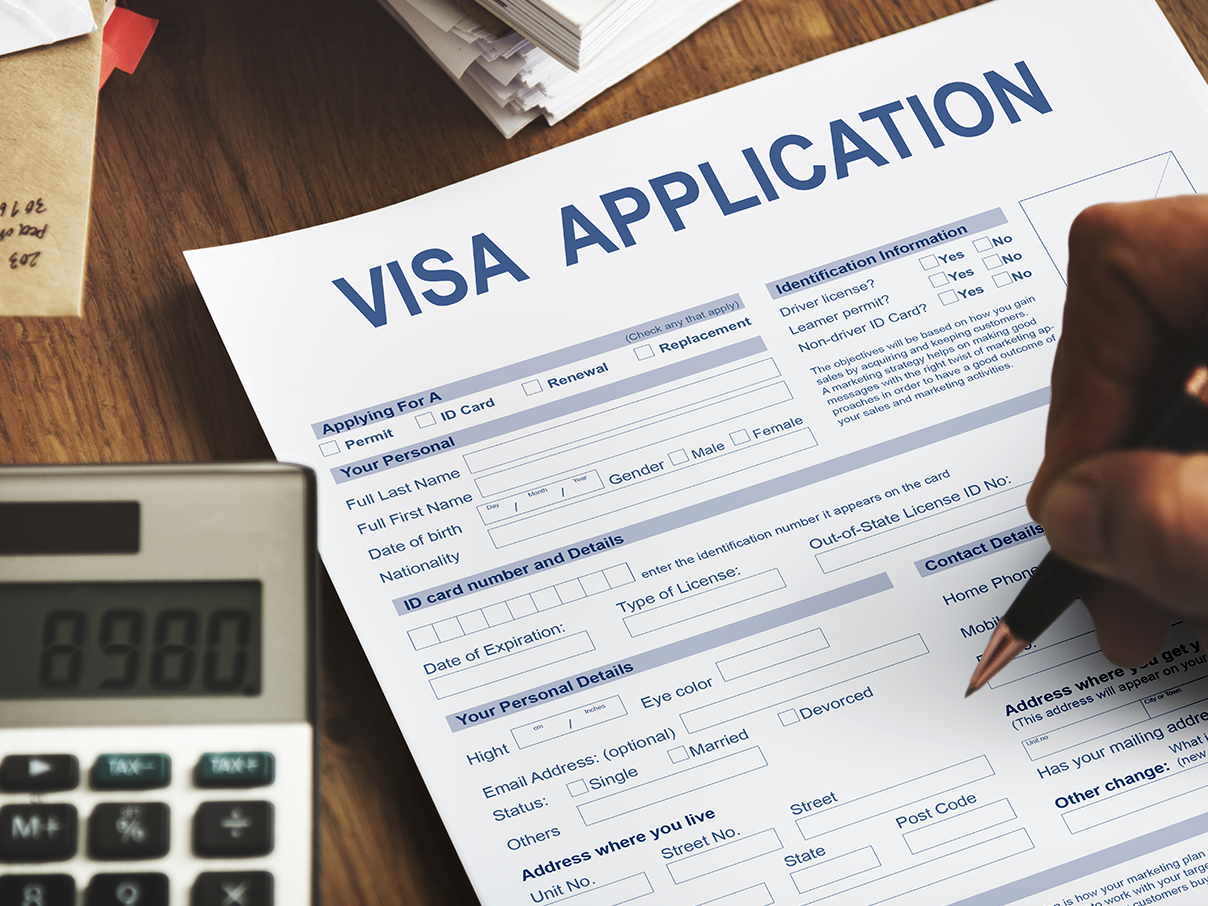 visa application - italy