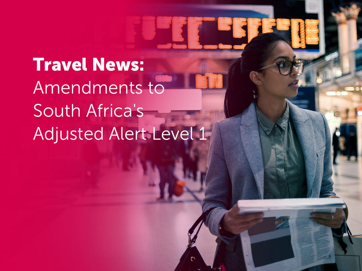 ZA-CT-Alert Level 1 Business Travel Adjustments-SUM