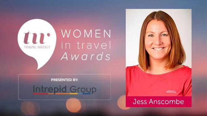 Jess Anscombe is a finalist in Women in Travel Awards.