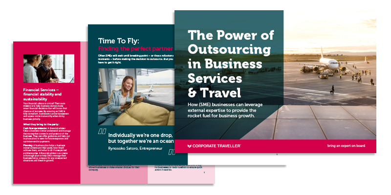 corporate traveller, service, business travel, customer, outsource, whitepaper